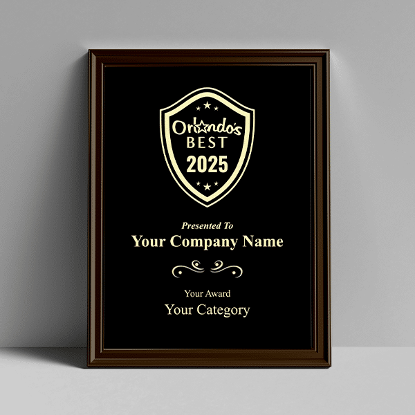 2025 Personalized Engraved Plaque